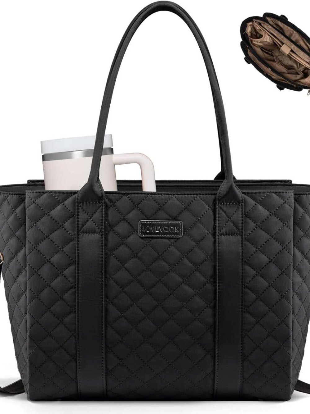 Teacher Tote Bag for Women, Work Tote Bag fits 15.6-Inch Laptop